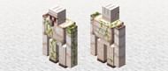 A front and back view of the Iron Golem (Image via Mojang)